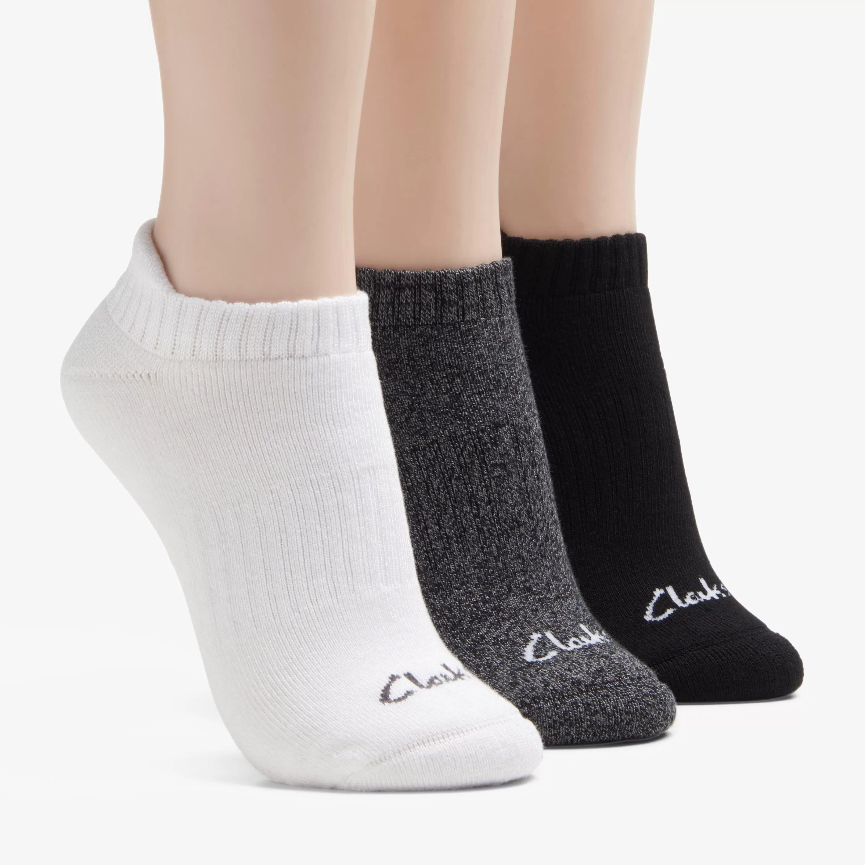 Outlet 3 Pack Solid Athletic Women Accessories | Socks