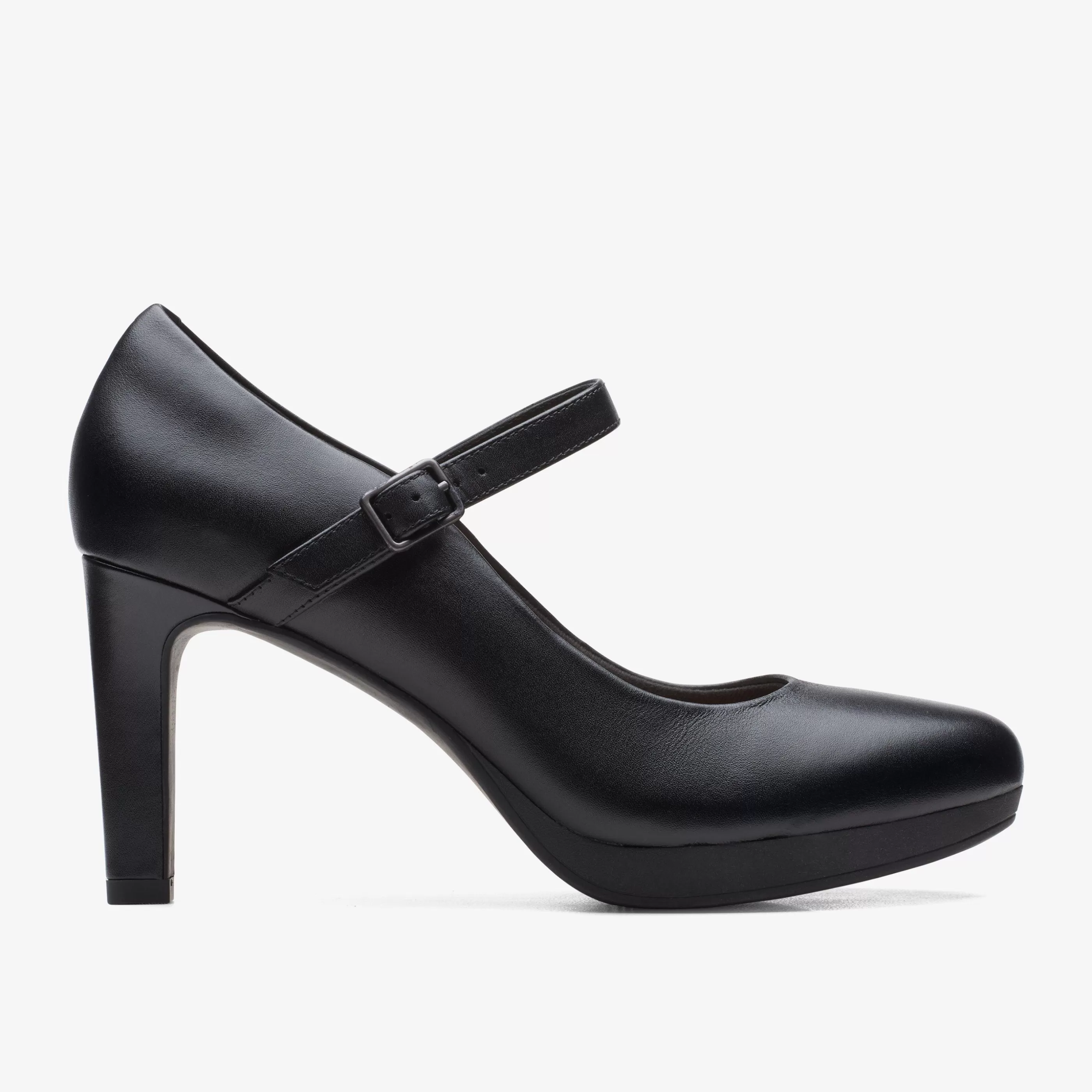 Discount Ambyr Shine Black Leather Women Dress Shoes | Heels & Pumps