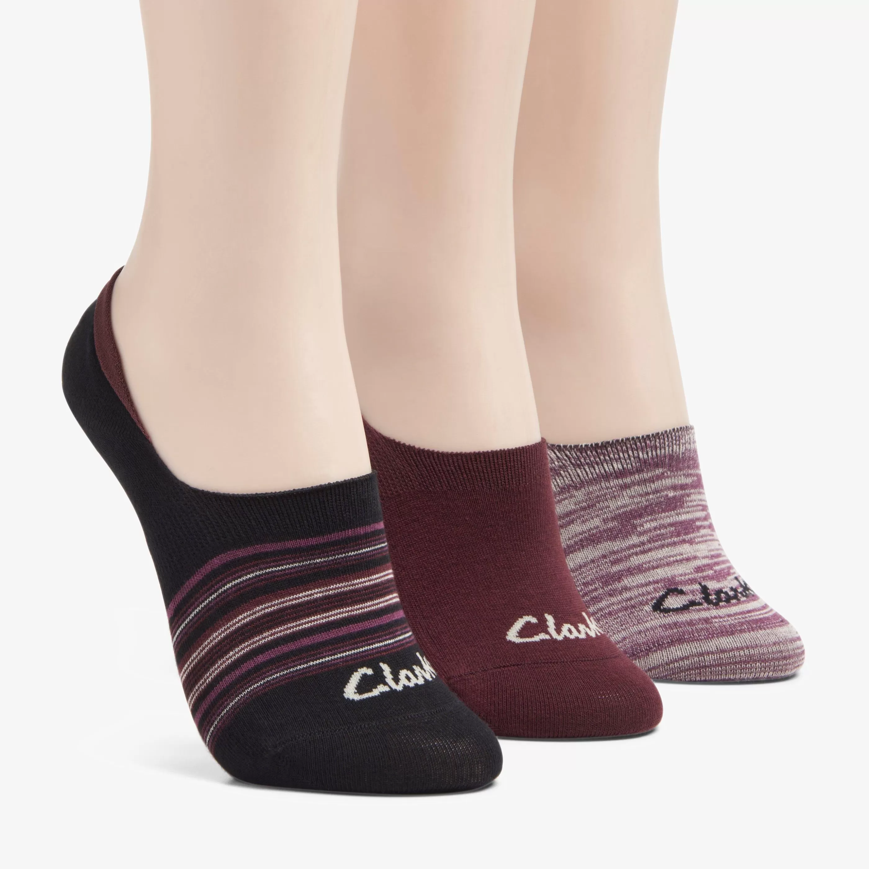 Online Assorted Shoe Liner Burgundy Women Accessories | Socks