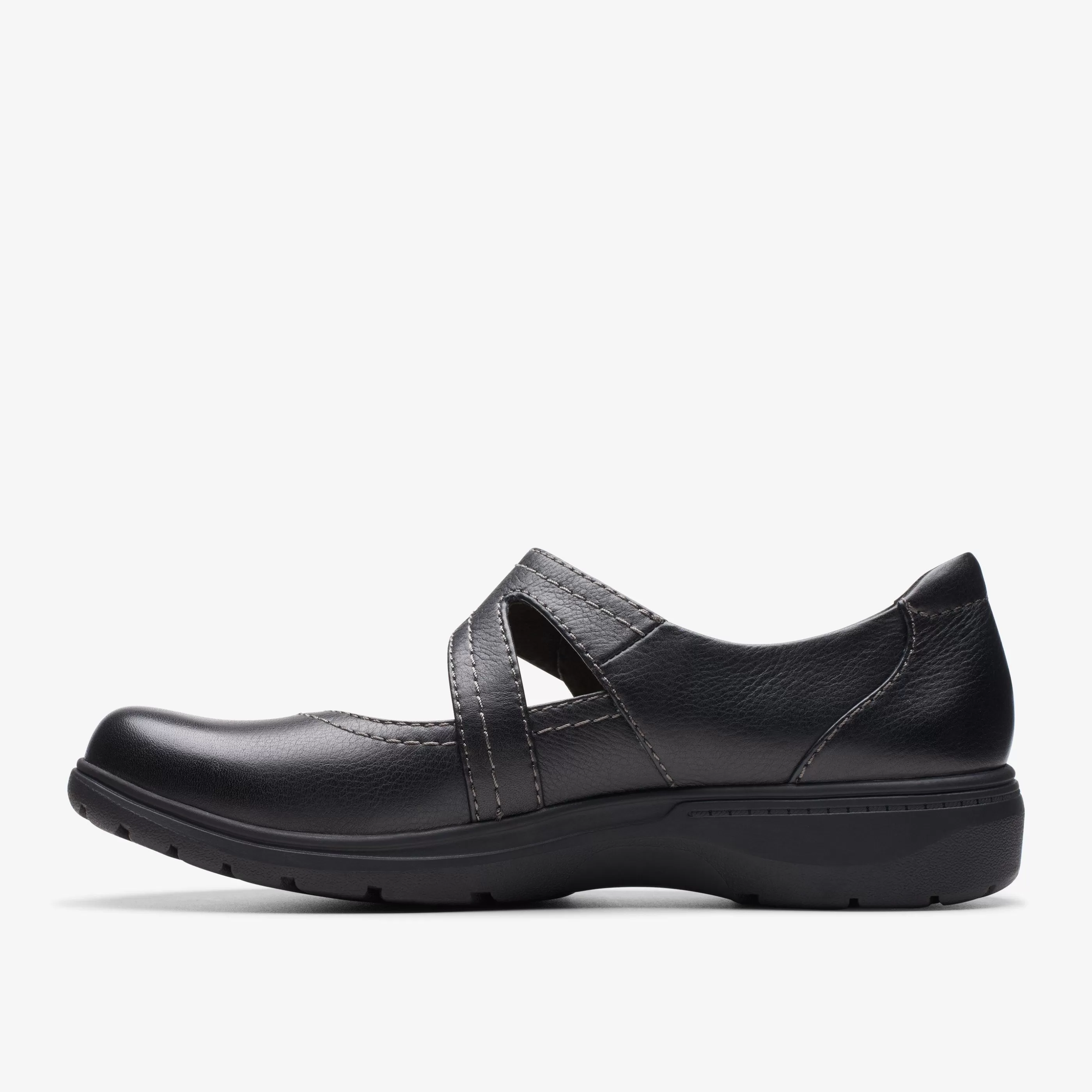 Store Carleigh Jane Black Leather Women Slip-Ons | Clogs & Mules