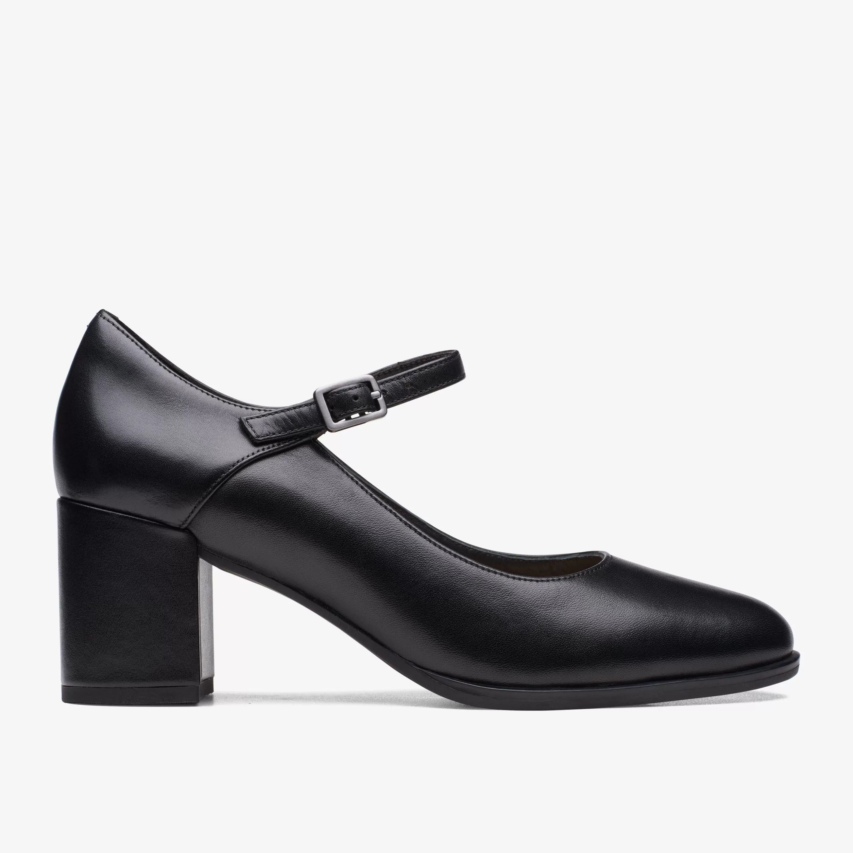 Outlet Freva 55 Strap Black Leather Women Mary Janes | Dress Shoes