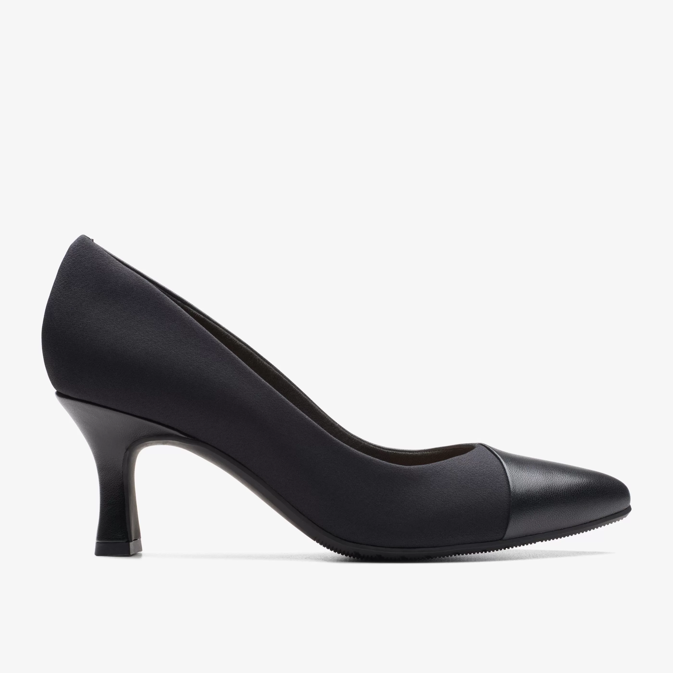 Hot Kataleyna Rose Black Leather Women Dress Shoes | Heels & Pumps