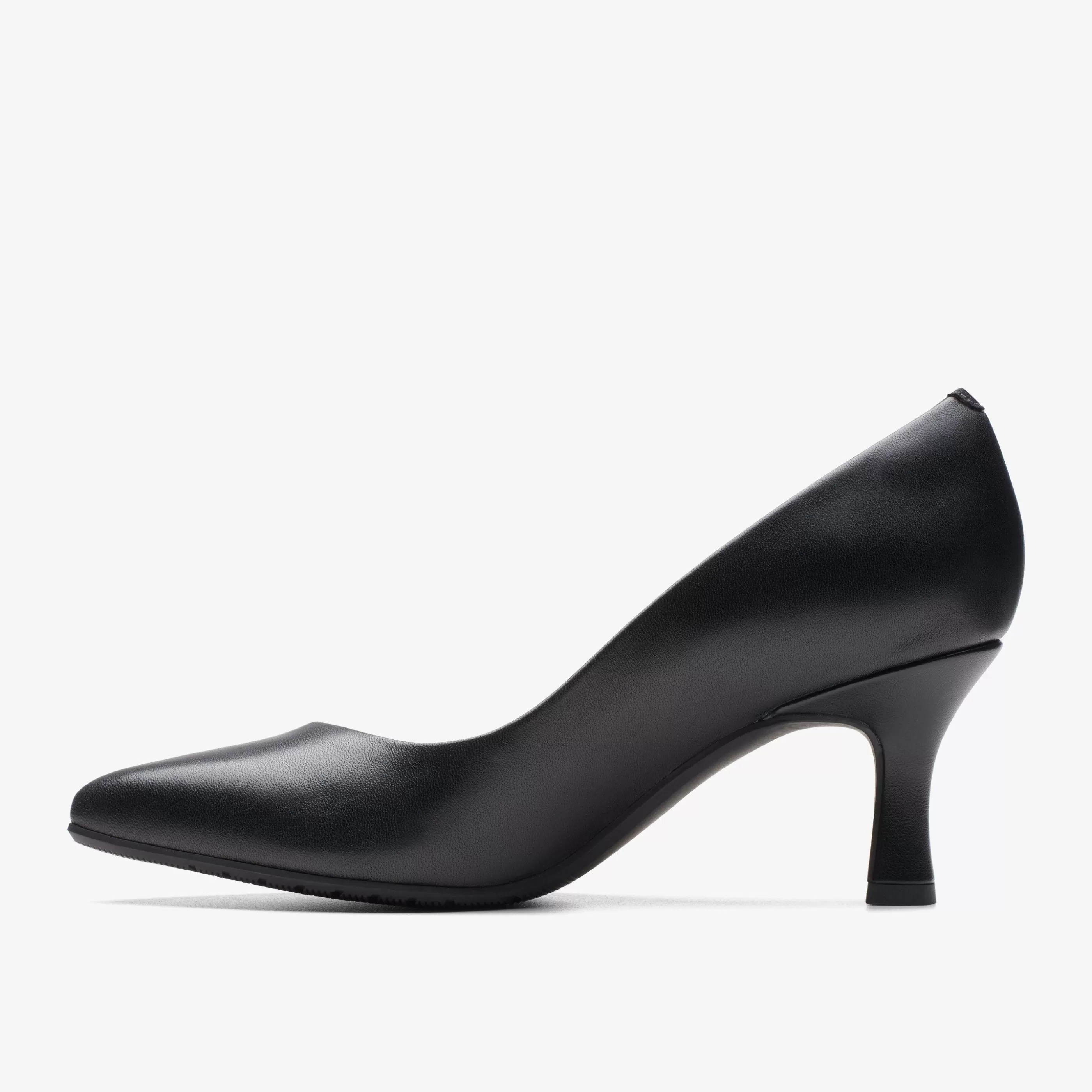 Hot Kataleyna Rose Black Leather Women Dress Shoes | Heels & Pumps