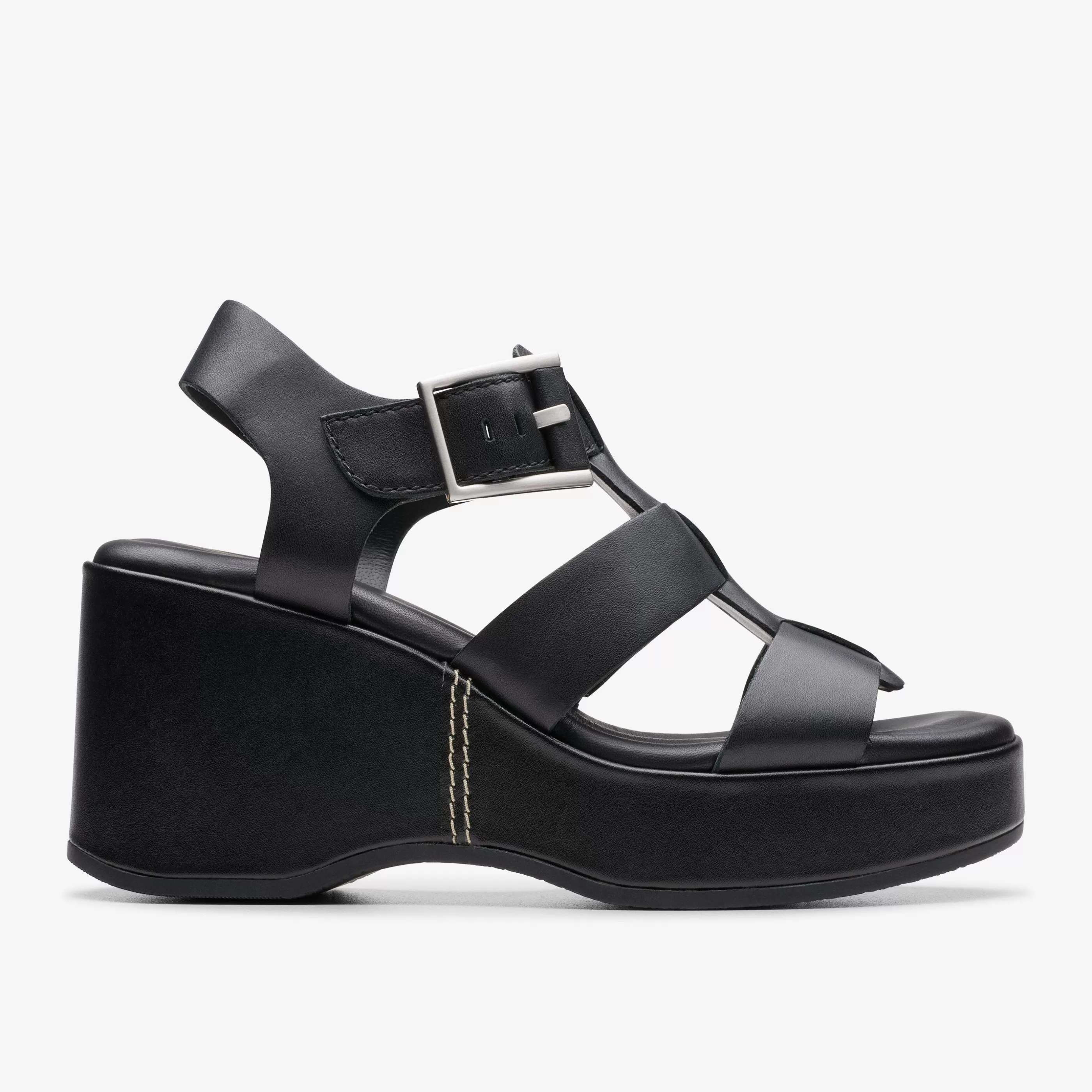 Cheap Manon Cove Black Leather Women Sandal Preview | Sandals & Flip Flops