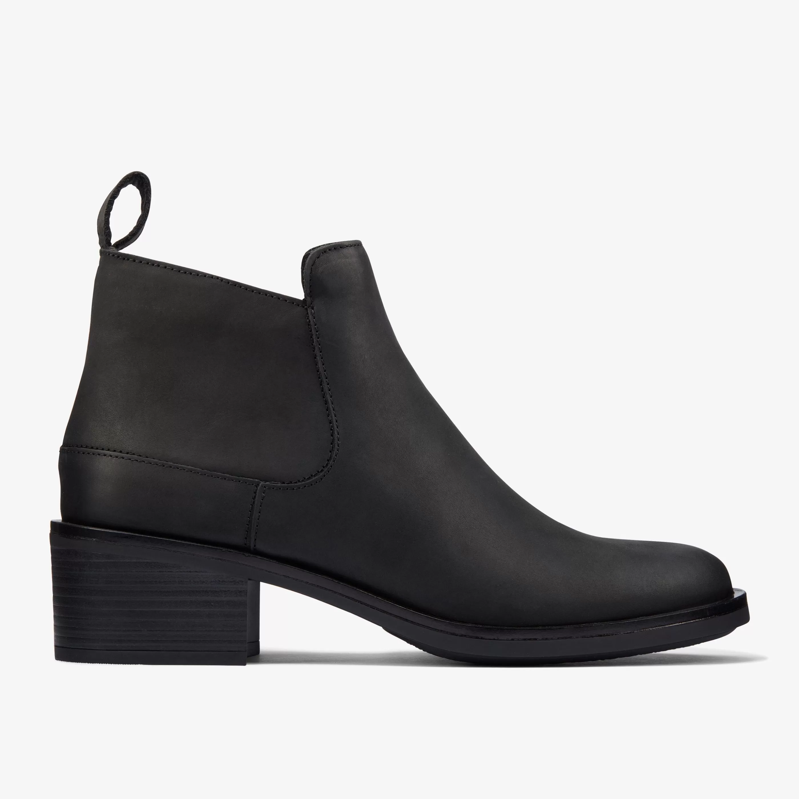 Flash Sale Memi Zip Black Leather Women Boots & Booties