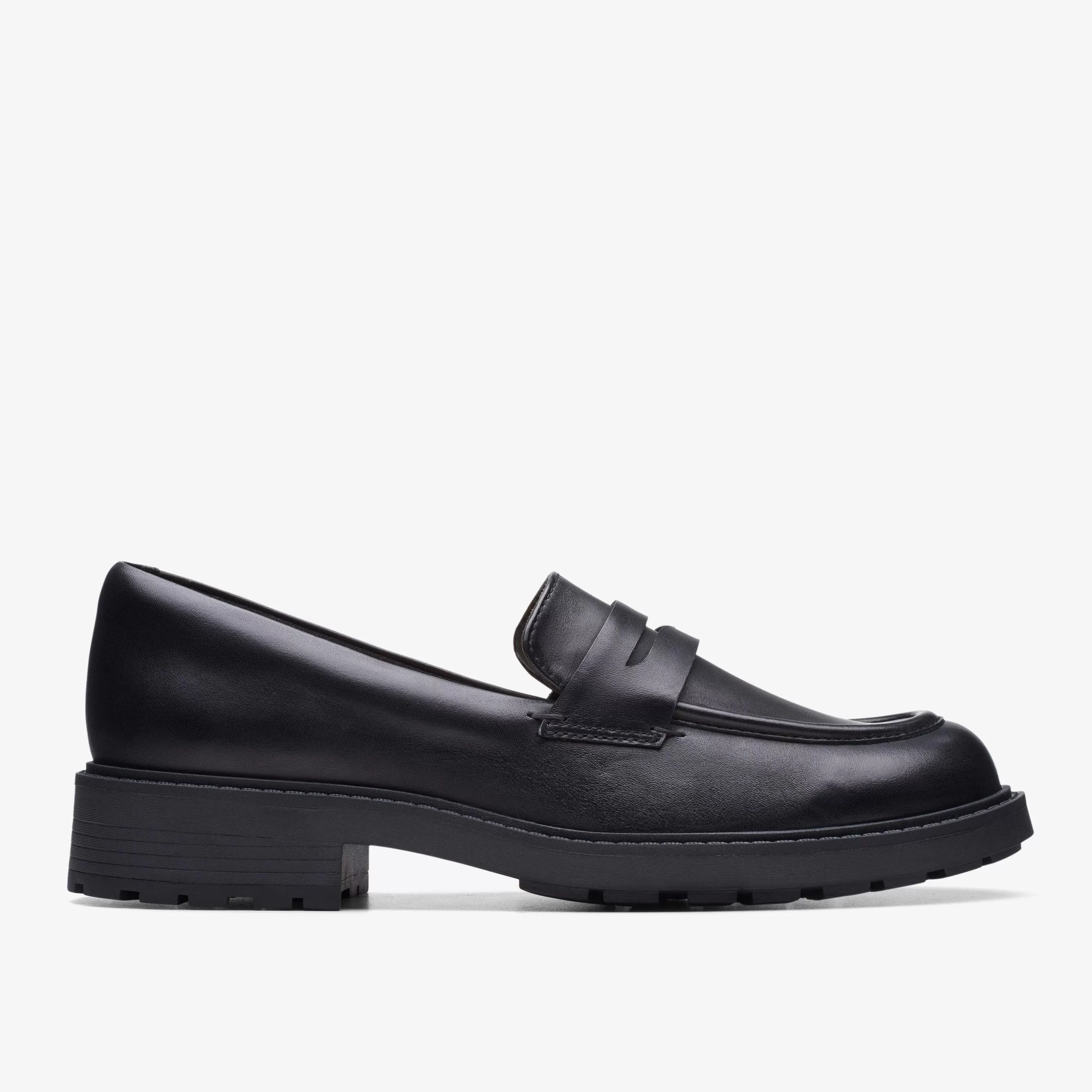 Discount Orinoco 2 Penny Black Leather Women Loafers & Oxfords | Dress Shoes