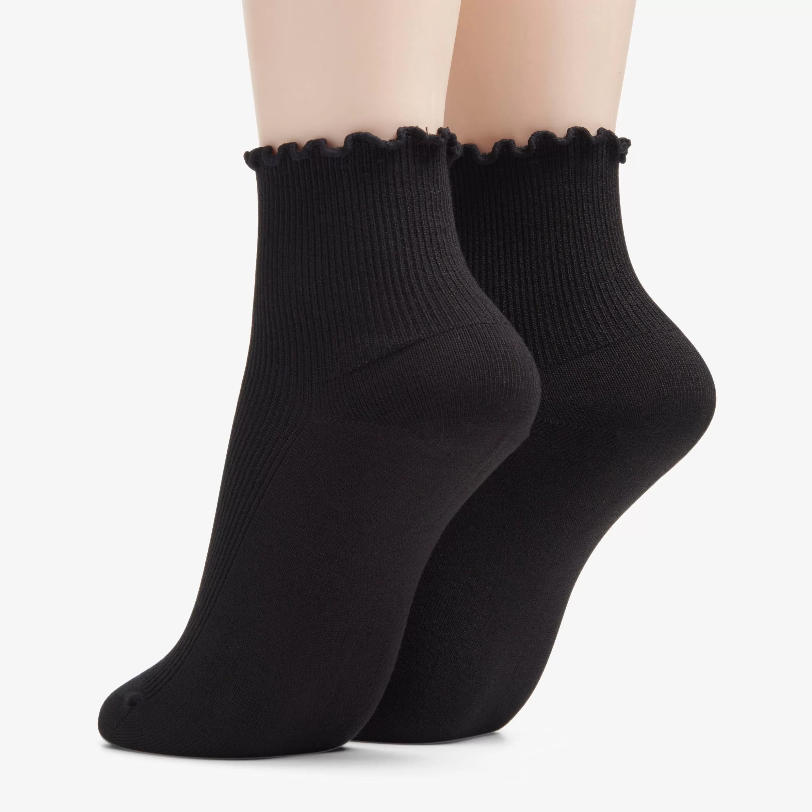 New Rosewelt Crew Black/Black Women Accessories | Socks