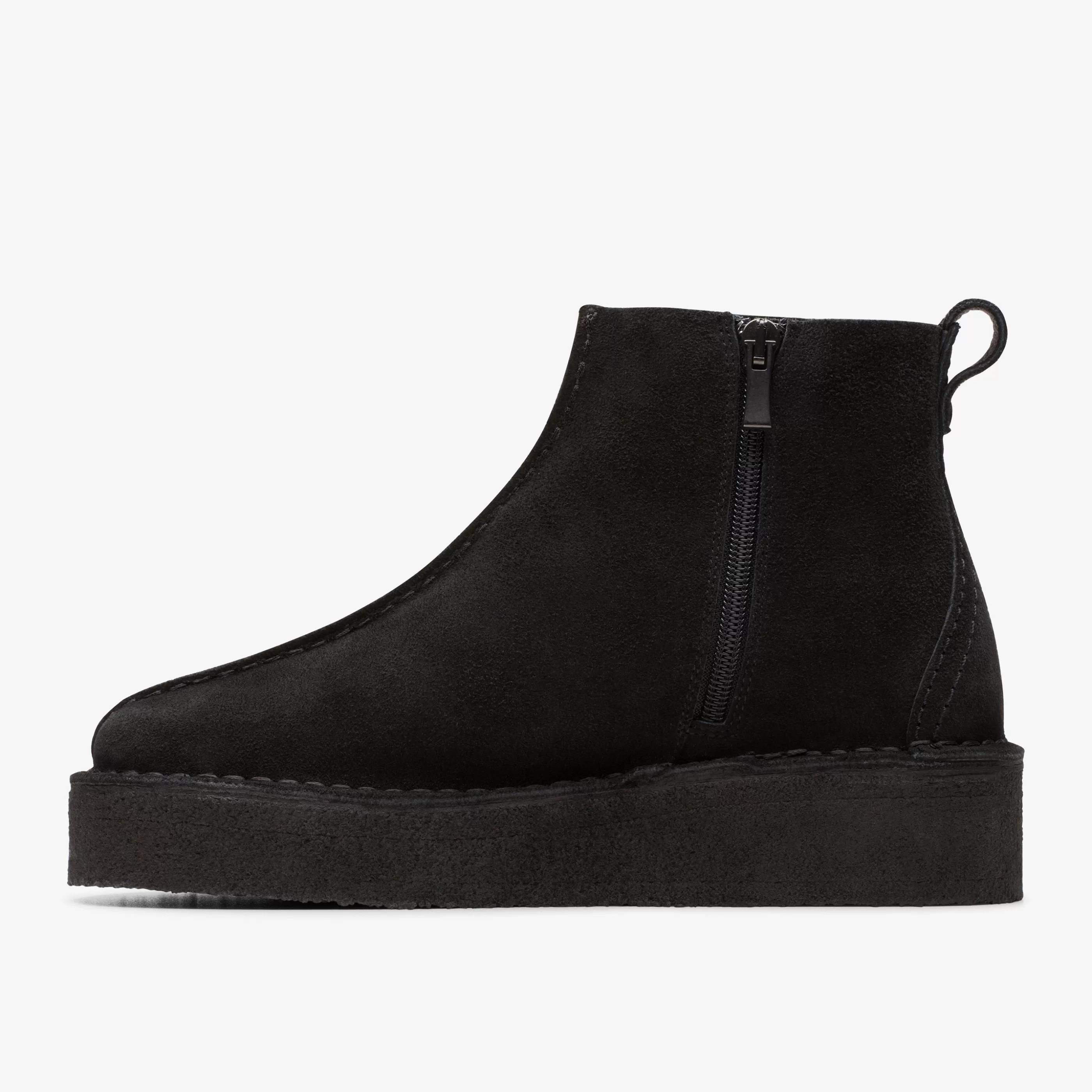 Online Trek Wedge Boot Black Suede Women Boots & Booties | Originals