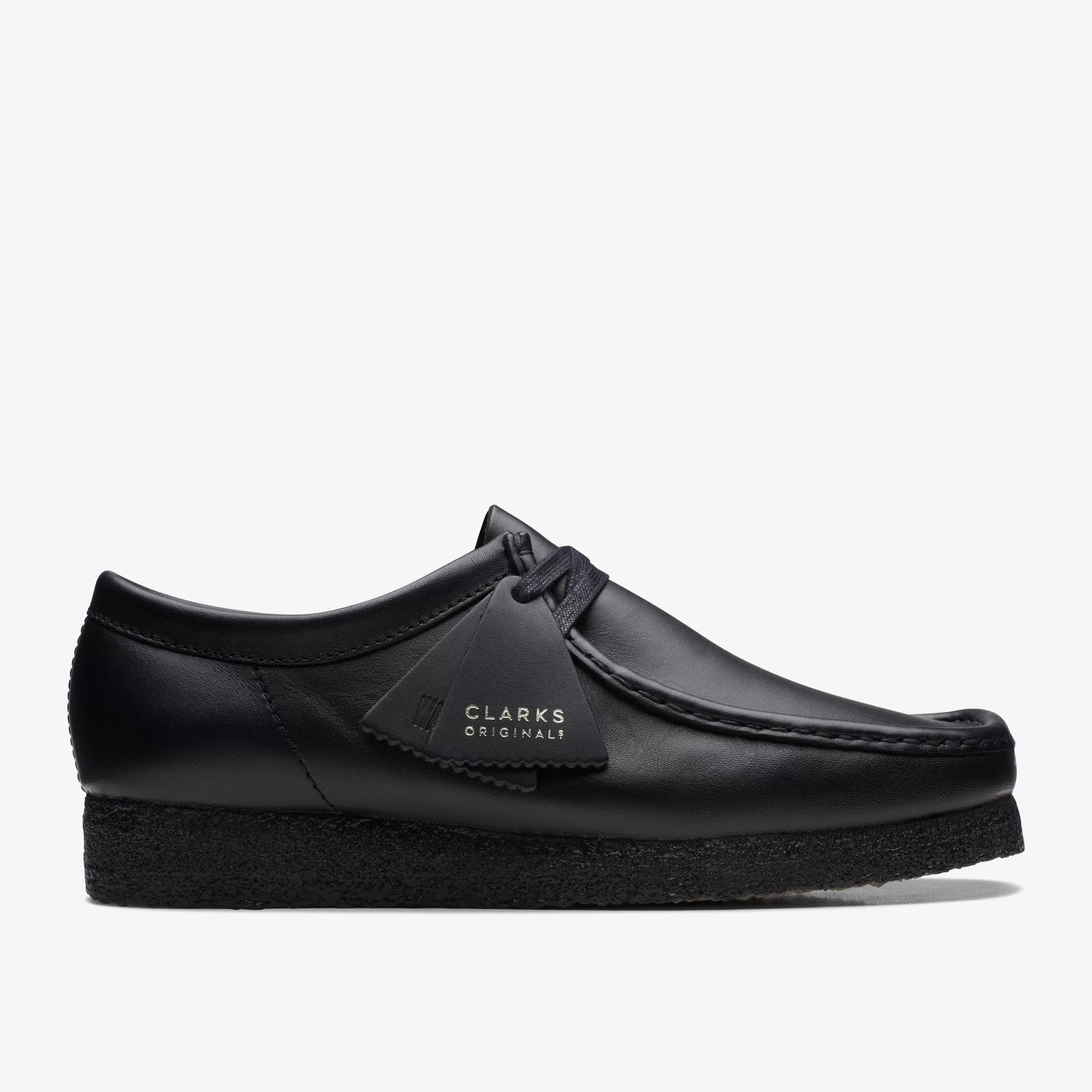 Fashion Wallabee Black Leather Wallabees | Wallabees